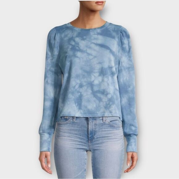 BB Dakota Tops - BB Dakota Groove Thing Sweatshirt in Blue Tie-Dye Women’s Size S NWT